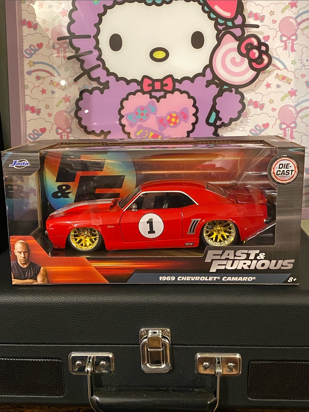 NIB 1:24 Fast & Furious 1969 Chevrolet Camaro Die-Cast Car ❤️🖤